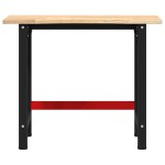 vidaXL Banc lucru 100x60x81,5 cm lemn masiv stejar