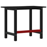 vidaXL Banc lucru maro închis 100x60x81,5 cm lemn masiv stejar vidaXL Banc lucru maro închis 100x60x81,5 cm lemn masiv stejar