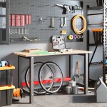 vidaXL Banc lucru 140x60x81,5 cm lemn masiv stejar