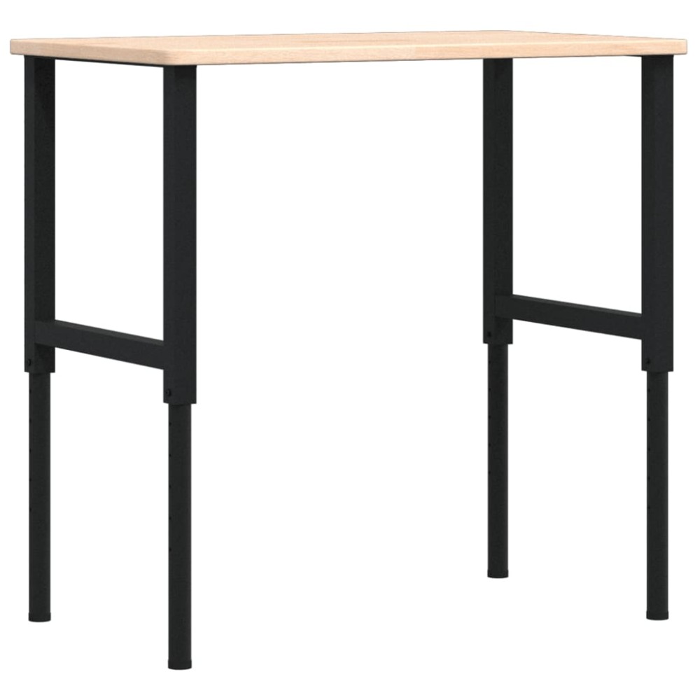 vidaXL Banc lucru 100x60x(71,5-98) cm lemn masiv stejar dreptunghiular
