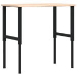 vidaXL Banc lucru 100x60x(71,5-98) cm lemn masiv stejar dreptunghiular