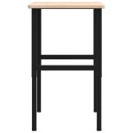 vidaXL Banc lucru 100x60x(71,5-98) cm lemn masiv stejar dreptunghiular