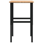 vidaXL Banc lucru maro 100x60x(71,5-98)cm lemn masiv stejar dreptunghi