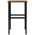 vidaXL Banc lucru maro 100x60x(71,5-98)cm lemn masiv stejar dreptunghi