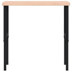 vidaXL Banc de lucru 100x60x(73-99,5) cm lemn masiv fag dreptunghiular vidaXL Banc de lucru 100x60x(73-99,5) cm lemn masiv fag dreptunghiular