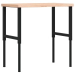 vidaXL Banc de lucru 100x60x(73-99,5) cm lemn masiv fag dreptunghiular vidaXL Banc de lucru 100x60x(73-99,5) cm lemn masiv fag dreptunghiular