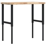 vidaXL Banc lucru 100x60x(73-99,5) cm lemn masiv acacia dreptunghiular