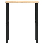 vidaXL Banc lucru 80x60x(71,5-98) cm lemn masiv stejar vidaXL Banc lucru 80x60x(71,5-98) cm lemn masiv stejar