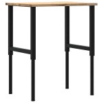 vidaXL Banc lucru 80x60x(71,5-98) cm lemn masiv stejar vidaXL Banc lucru 80x60x(71,5-98) cm lemn masiv stejar