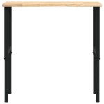 vidaXL Banc lucru 100x60x(71,5-98) cm lemn masiv stejar