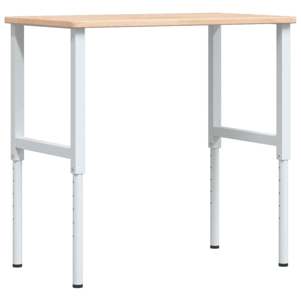 vidaXL Banc lucru 100x60x(71,5-98) cm lemn masiv stejar dreptunghiular