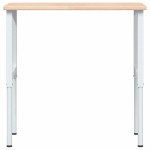 vidaXL Banc lucru 100x60x(71,5-98) cm lemn masiv stejar dreptunghiular vidaXL Banc lucru 100x60x(71,5-98) cm lemn masiv stejar dreptunghiular