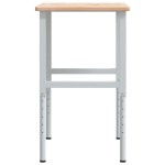 vidaXL Banc lucru 100x60x(71,5-98) cm lemn masiv stejar dreptunghiular vidaXL Banc lucru 100x60x(71,5-98) cm lemn masiv stejar dreptunghiular