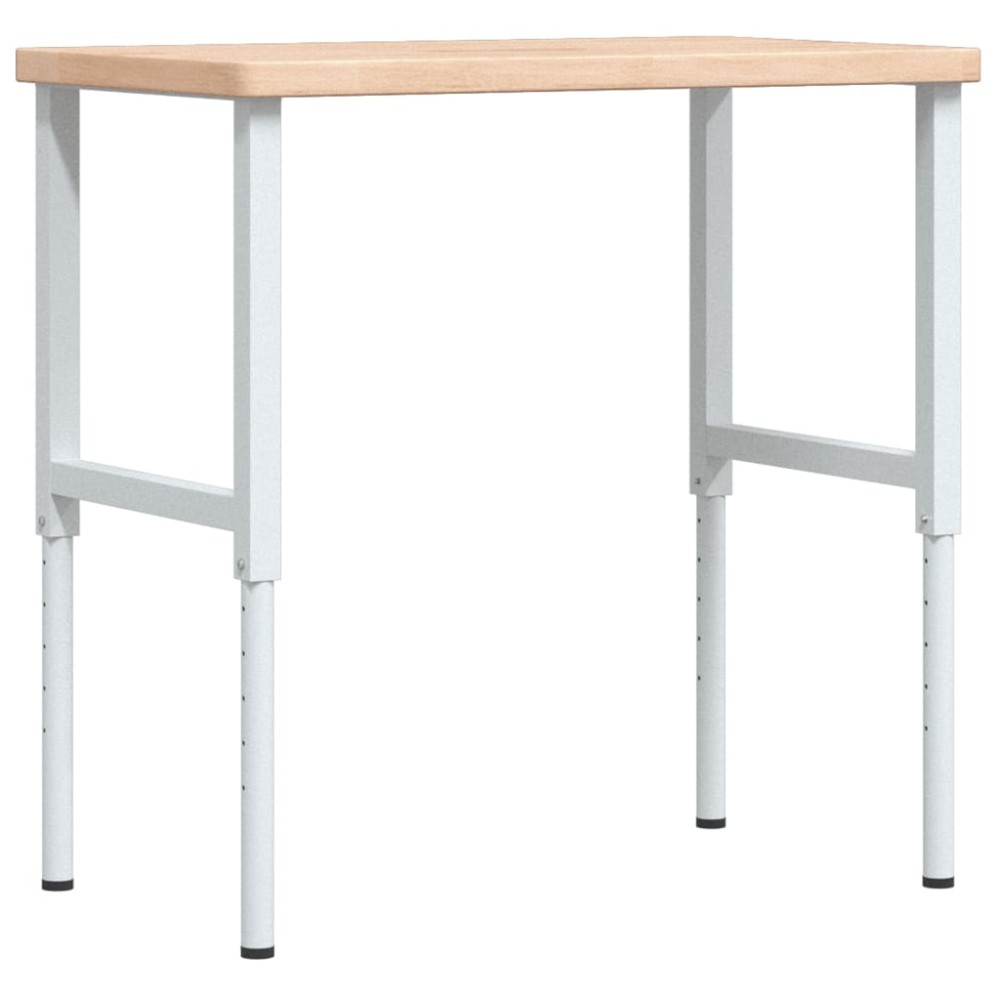 vidaXL Banc lucru 100x60x(73-99,5) cm lemn masiv stejar dreptunghiular
