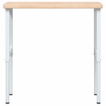 vidaXL Banc lucru 100x60x(73-99,5) cm lemn masiv stejar dreptunghiular vidaXL Banc lucru 100x60x(73-99,5) cm lemn masiv stejar dreptunghiular