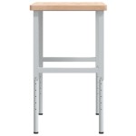 vidaXL Banc lucru 100x60x(73-99,5) cm lemn masiv stejar dreptunghiular vidaXL Banc lucru 100x60x(73-99,5) cm lemn masiv stejar dreptunghiular