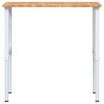 vidaXL Banc lucru maro 100x60x(71,5-98)cm lemn masiv stejar dreptunghi vidaXL Banc lucru maro 100x60x(71,5-98)cm lemn masiv stejar dreptunghi