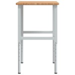 vidaXL Banc lucru maro 100x60x(71,5-98)cm lemn masiv stejar dreptunghi vidaXL Banc lucru maro 100x60x(71,5-98)cm lemn masiv stejar dreptunghi