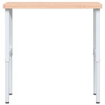 vidaXL Banc de lucru 100x60x(73-99,5) cm lemn masiv fag dreptunghiular vidaXL Banc de lucru 100x60x(73-99,5) cm lemn masiv fag dreptunghiular