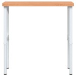 vidaXL Banc de lucru 100x60x(73-99,5) cm lemn masiv fag dreptunghiular vidaXL Banc de lucru 100x60x(73-99,5) cm lemn masiv fag dreptunghiular