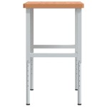 vidaXL Banc de lucru 100x60x(73-99,5) cm lemn masiv fag dreptunghiular vidaXL Banc de lucru 100x60x(73-99,5) cm lemn masiv fag dreptunghiular