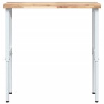 vidaXL Banc lucru 100x60x(73-99,5) cm lemn masiv acacia dreptunghiular