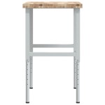 vidaXL Banc lucru 100x60x(73-99,5) cm lemn masiv acacia dreptunghiular