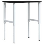 vidaXL Banc lucru maro 80x60x(71,5-98) cm lemn masiv stejar