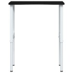 vidaXL Banc lucru maro 80x60x(71,5-98) cm lemn masiv stejar