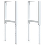 vidaXL Banc lucru maro 80x60x(71,5-98) cm lemn masiv stejar
