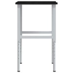 vidaXL Banc lucru maro 80x60x(71,5-98) cm lemn masiv stejar