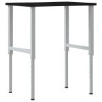 vidaXL Banc lucru maro 80x60x(71,5-98) cm lemn masiv stejar
