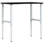 vidaXL Banc lucru maro 100x60x(71,5-98) cm lemn masiv stejar vidaXL Banc lucru maro 100x60x(71,5-98) cm lemn masiv stejar