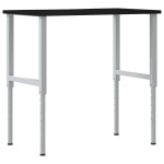 vidaXL Banc lucru maro 100x60x(71,5-98) cm lemn masiv stejar vidaXL Banc lucru maro 100x60x(71,5-98) cm lemn masiv stejar