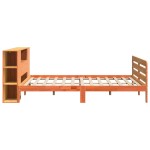 vidaXL Cadru de pat fără saltea, maro ceruit 180x200 cm lemn masiv pin vidaXL Cadru de pat fără saltea, maro ceruit 180x200 cm lemn masiv pin