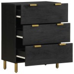 vidaXL Dulapuri, 2 buc., negru, 60x33x75 cm, lemn prelucrat vidaXL Dulapuri, 2 buc., negru, 60x33x75 cm, lemn prelucrat