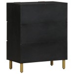 vidaXL Dulapuri, 2 buc., negru, 60x33x75 cm, lemn prelucrat vidaXL Dulapuri, 2 buc., negru, 60x33x75 cm, lemn prelucrat