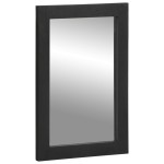 vidaXL Set mobilier de baie, 4 piese, negru, lemn prelucrat