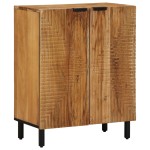 vidaXL Bufet 3 pcs Maro 60 x 33 x 75 cm Lemn masiv de acacia vidaXL Bufet 3 pcs Maro 60 x 33 x 75 cm Lemn masiv de acacia