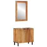 vidaXL Set de mobilier pentru baie 2 piese din lemn masiv de acacia vidaXL Set de mobilier pentru baie 2 piese din lemn masiv de acacia