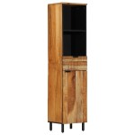 vidaXL Set mobilier baie cinci piese din lemn masiv de acacia vidaXL Set mobilier baie cinci piese din lemn masiv de acacia