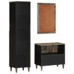 vidaXL Set mobilier de baie, 3 piese, lemn masiv de mango vidaXL Set mobilier de baie, 3 piese, lemn masiv de mango