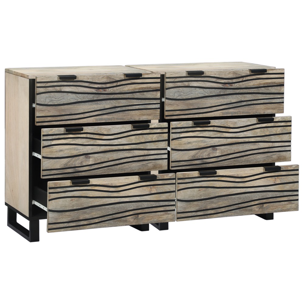 vidaXL Bufeturi cu sertar Altele cu depozitare 2 pcs Alb 60 x 33,5 x 75 cm