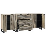 vidaXL Set de mobilier pentru baie cu raft 3 pcs Alb 180 x 33 x 75 cm vidaXL Set de mobilier pentru baie cu raft 3 pcs Alb 180 x 33 x 75 cm