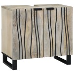 vidaXL Set de mobilier pentru baie cu raft 3 pcs Alb 38 x 33 x 160 cm vidaXL Set de mobilier pentru baie cu raft 3 pcs Alb 38 x 33 x 160 cm