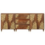Set de Mobilier pentru Baie vidaXL 3 Piese Lemn Solid de Mango Set de Mobilier pentru Baie vidaXL 3 Piese Lemn Solid de Mango