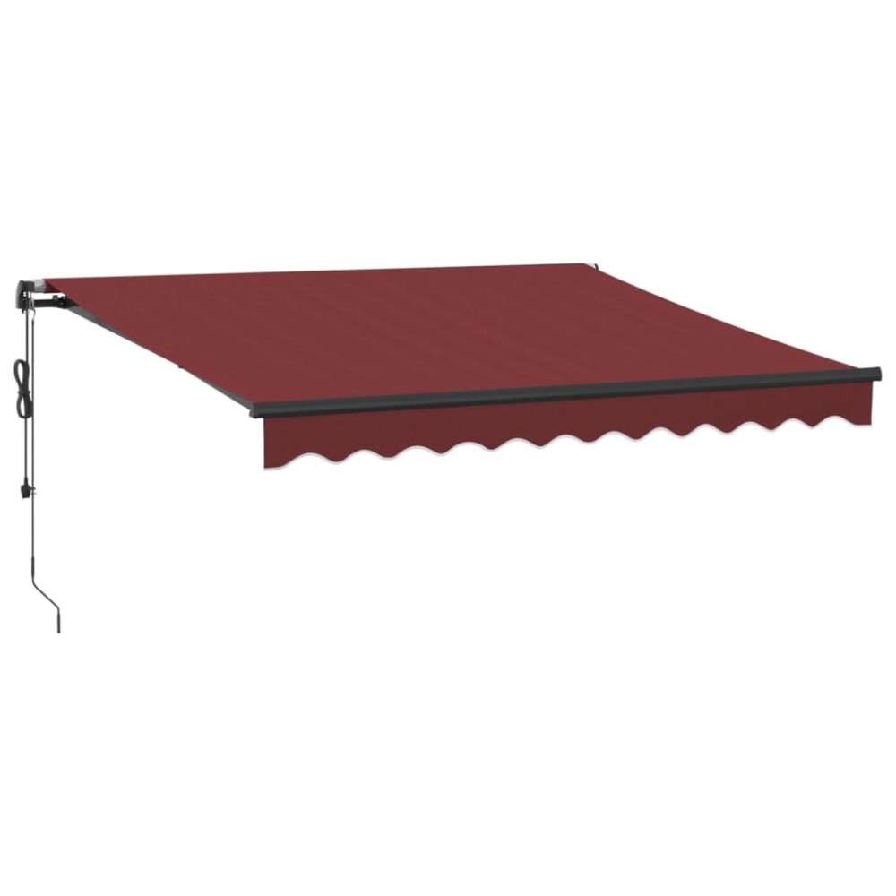 vidaXL Copertina retractabilă automat, vișiniu, 300x250 cm