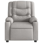 vidaXL Scaun reclinabil electric Cloud Grey Fabric vidaXL Scaun reclinabil electric Cloud Grey Fabric