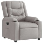 vidaXL Scaun reclinabil electric Cloud Grey Fabric vidaXL Scaun reclinabil electric Cloud Grey Fabric