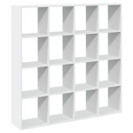 vidaXL Bibliotecă, alb, 137,5x29x137,5 cm, lemn prelucrat vidaXL Bibliotecă, alb, 137,5x29x137,5 cm, lemn prelucrat